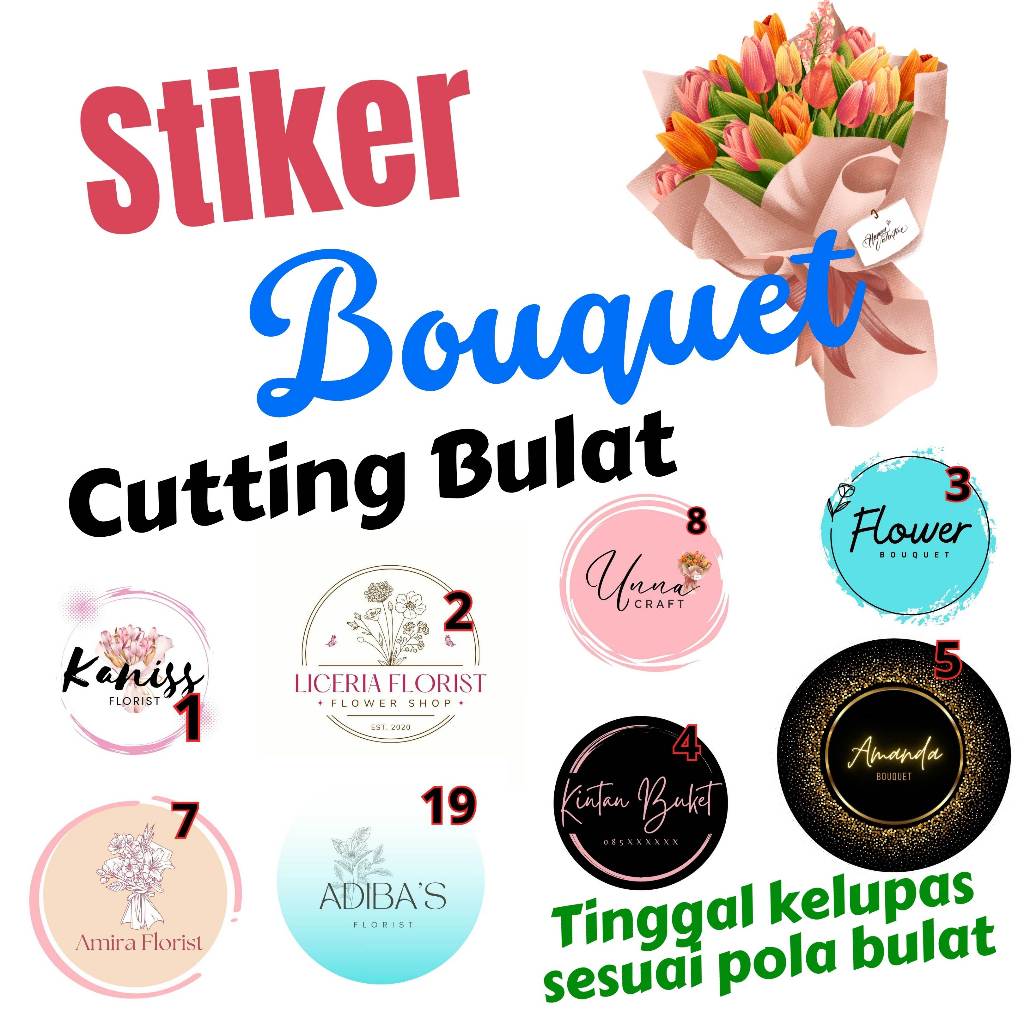Stiker buket hampers