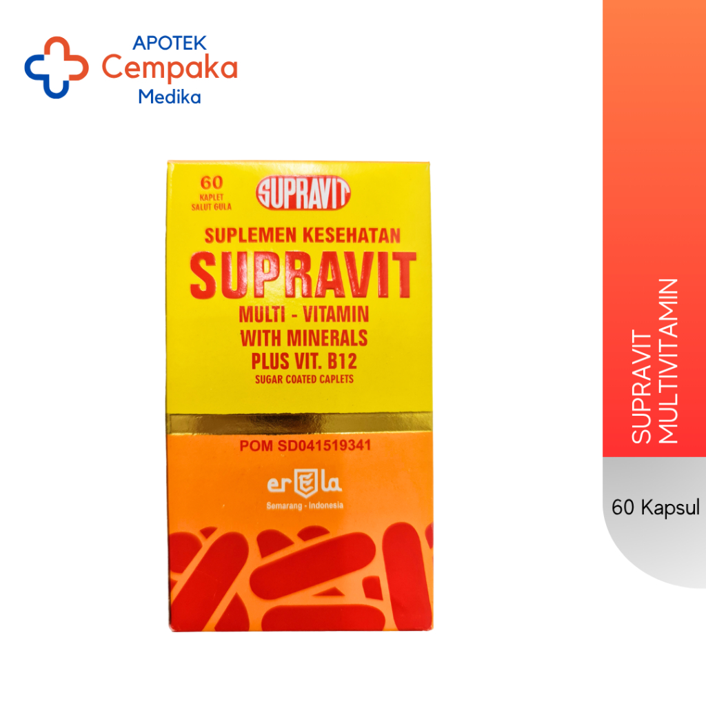 Supravit Multivitamin Botol 60 Kaplet