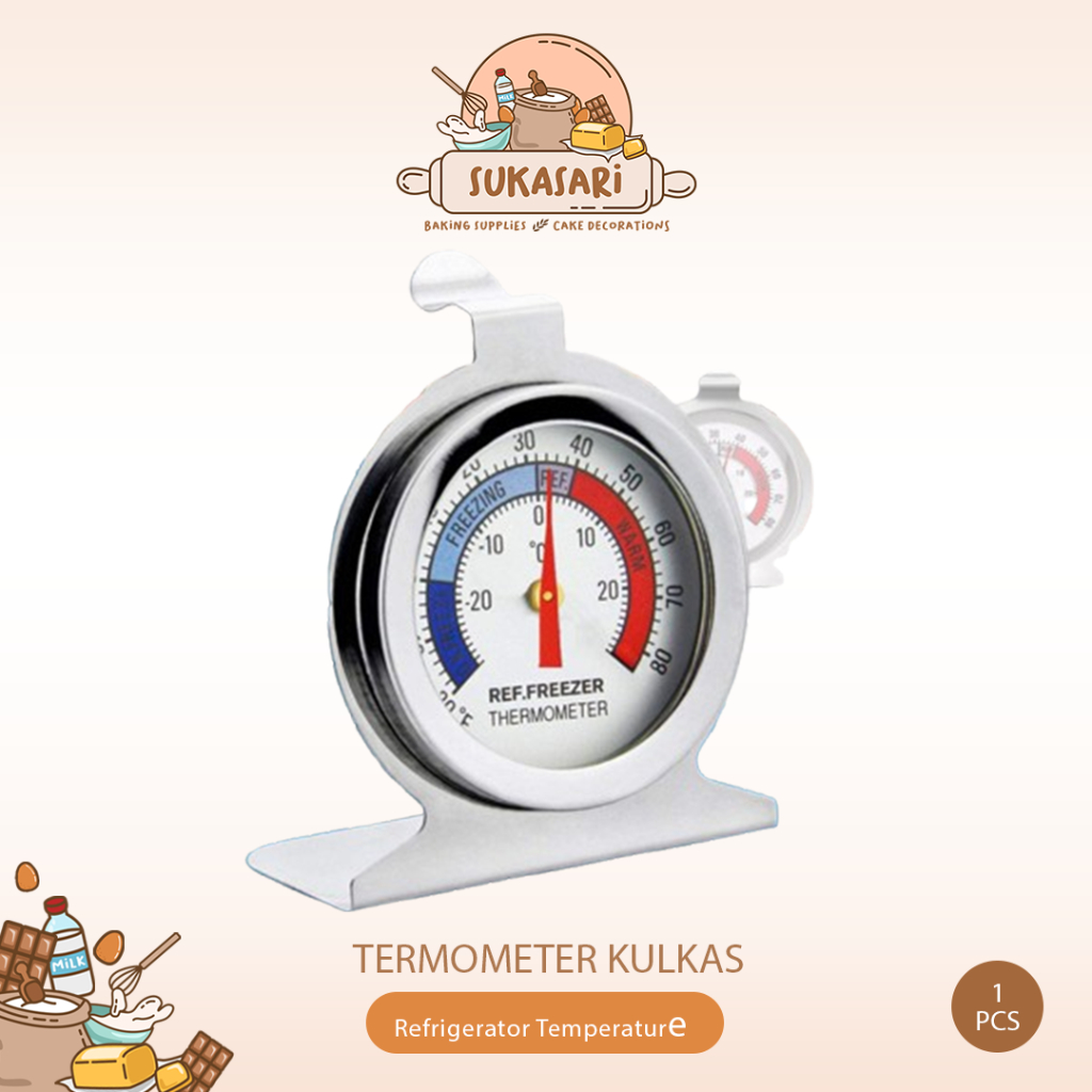 Termometer Kulkas Dapur 1pcs/ Refrigerator Kitchen Temperature