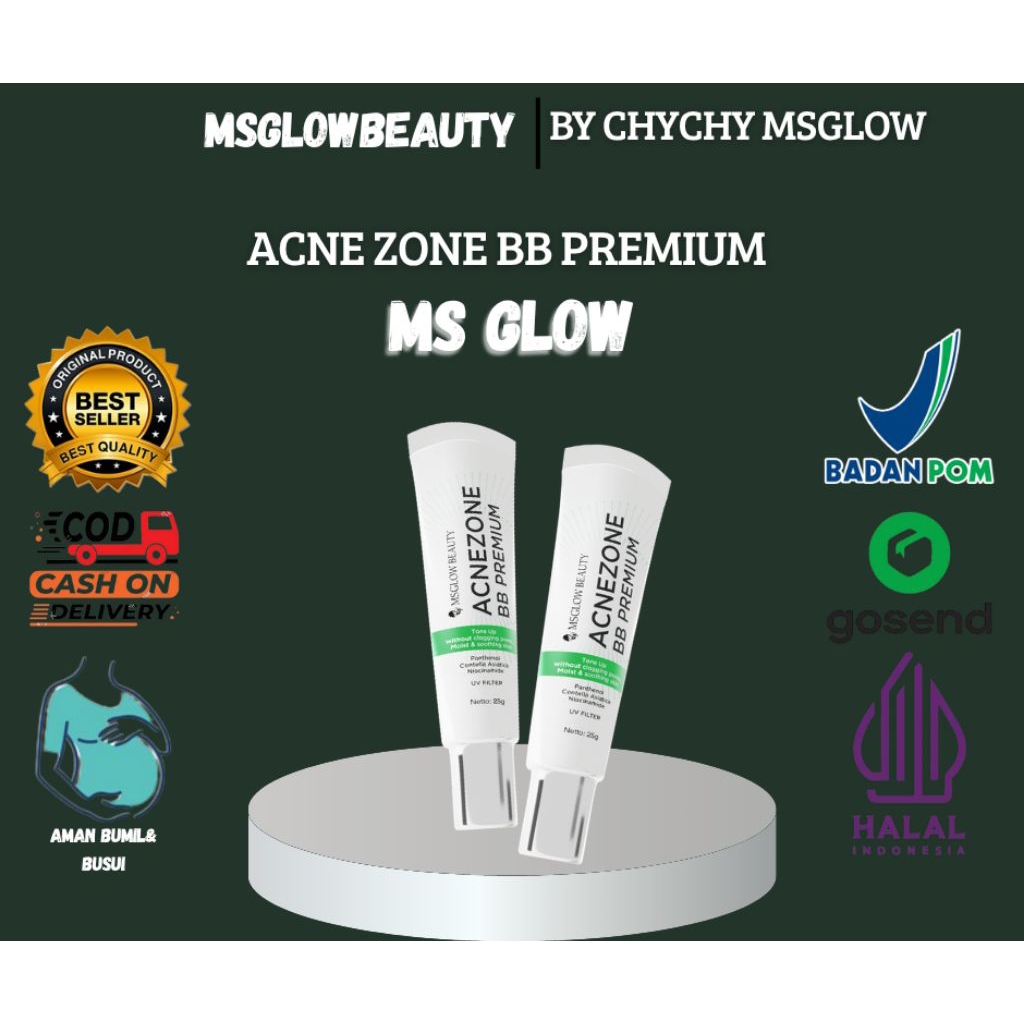 MS GLOW - ACNE ZONE BB PREMIUM || 25gr