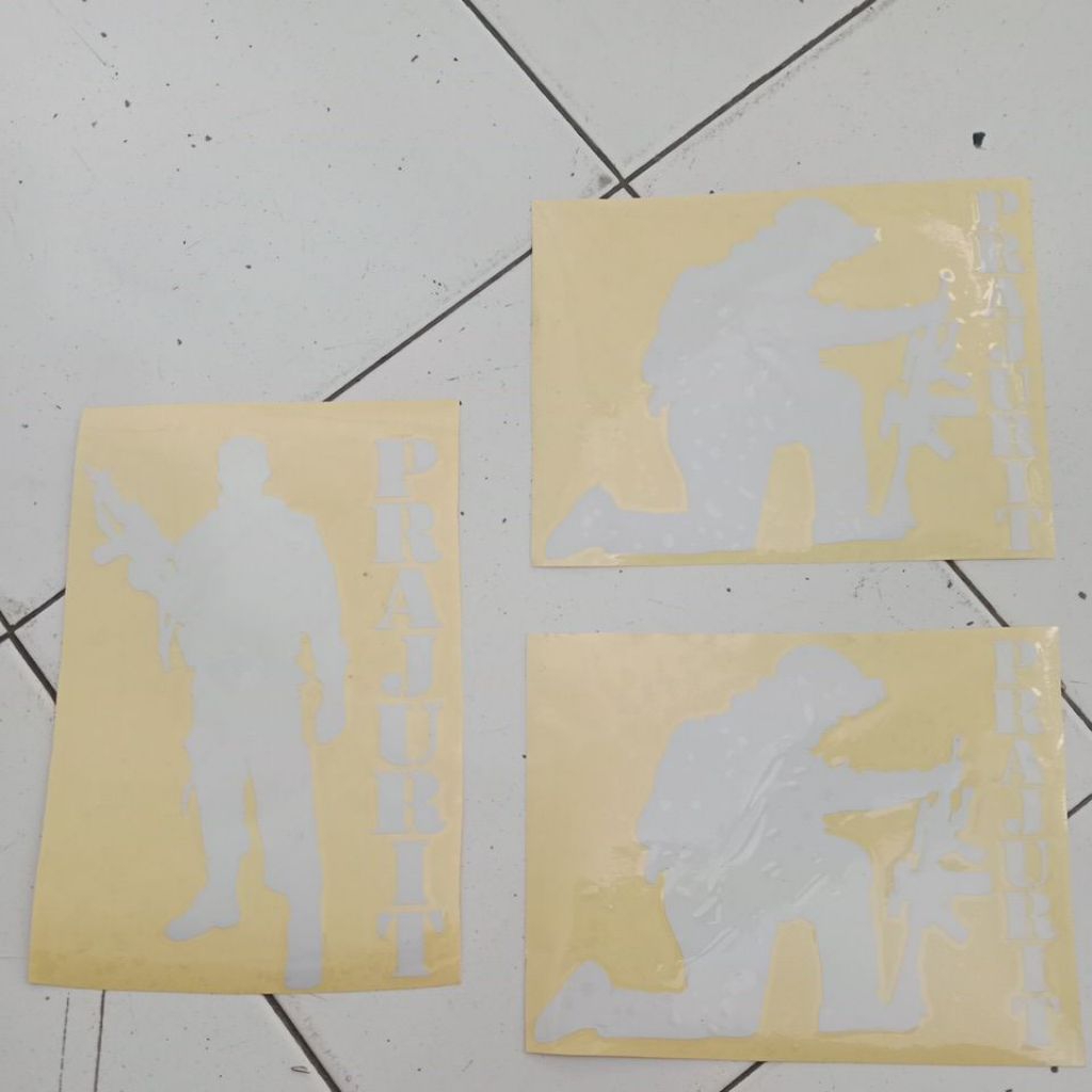 Stiker cutting