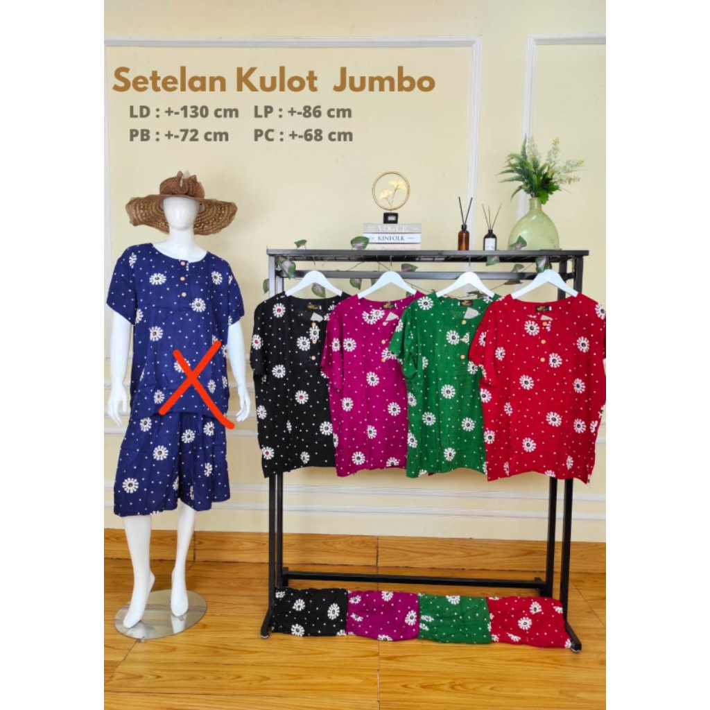 Setelan Kulot Jumbo