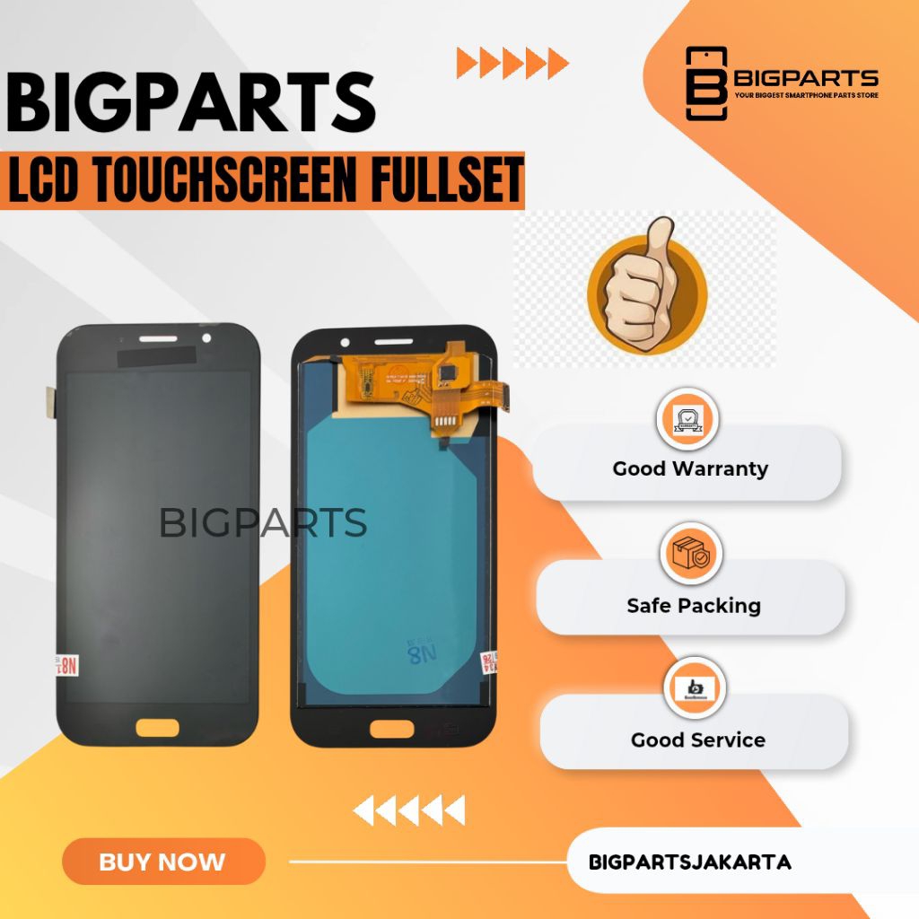LCD TOUCHSCREEN SAMSUNG GALAXY A7 2017 A720 COMPLETE