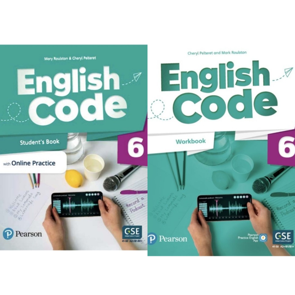 English Code Pearson Student's Boook and Workbook Grade 6