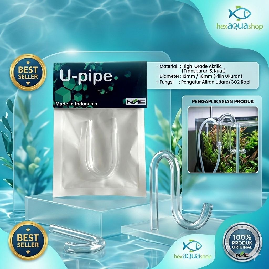 U pipe selang Co2
