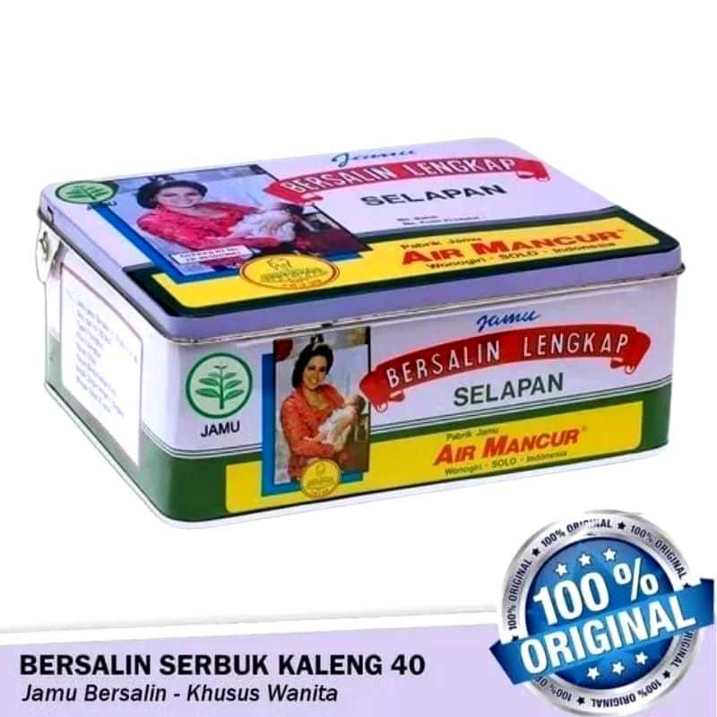 Bersalin Lengkap selapan Jamu Kaleng [Cms]