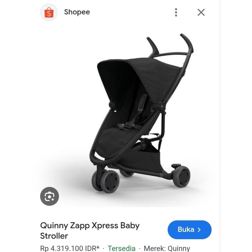 preloved stroller quinny zap