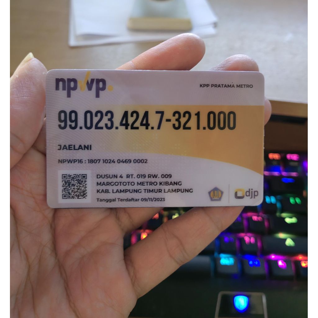 ID CARD, NPWP, BPJS, KTA, KTM,
