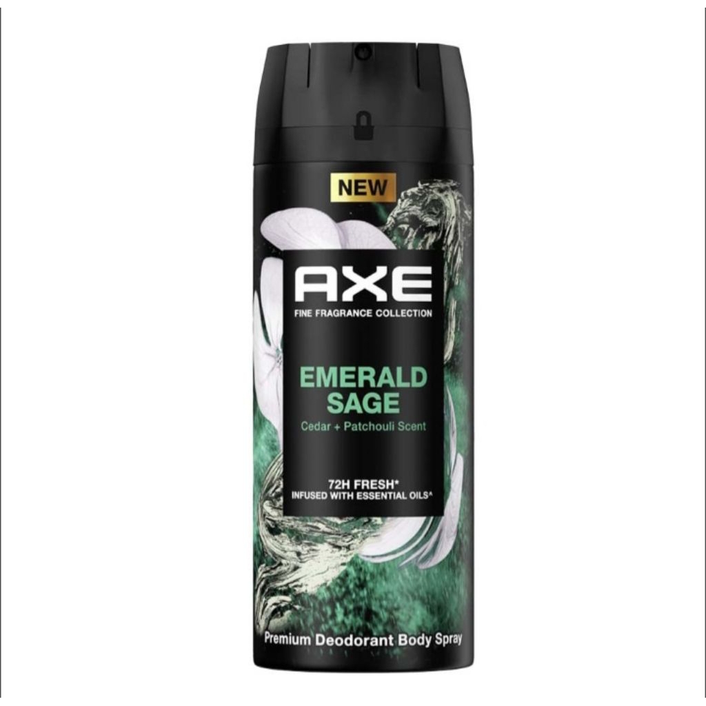 Axe Deodorant Pria Emerald Sage Spray 135 ml