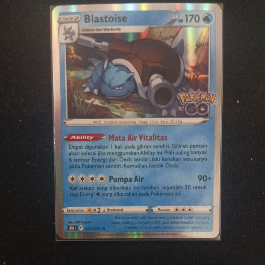 Blastoise Pokemon Go 017/071 2022