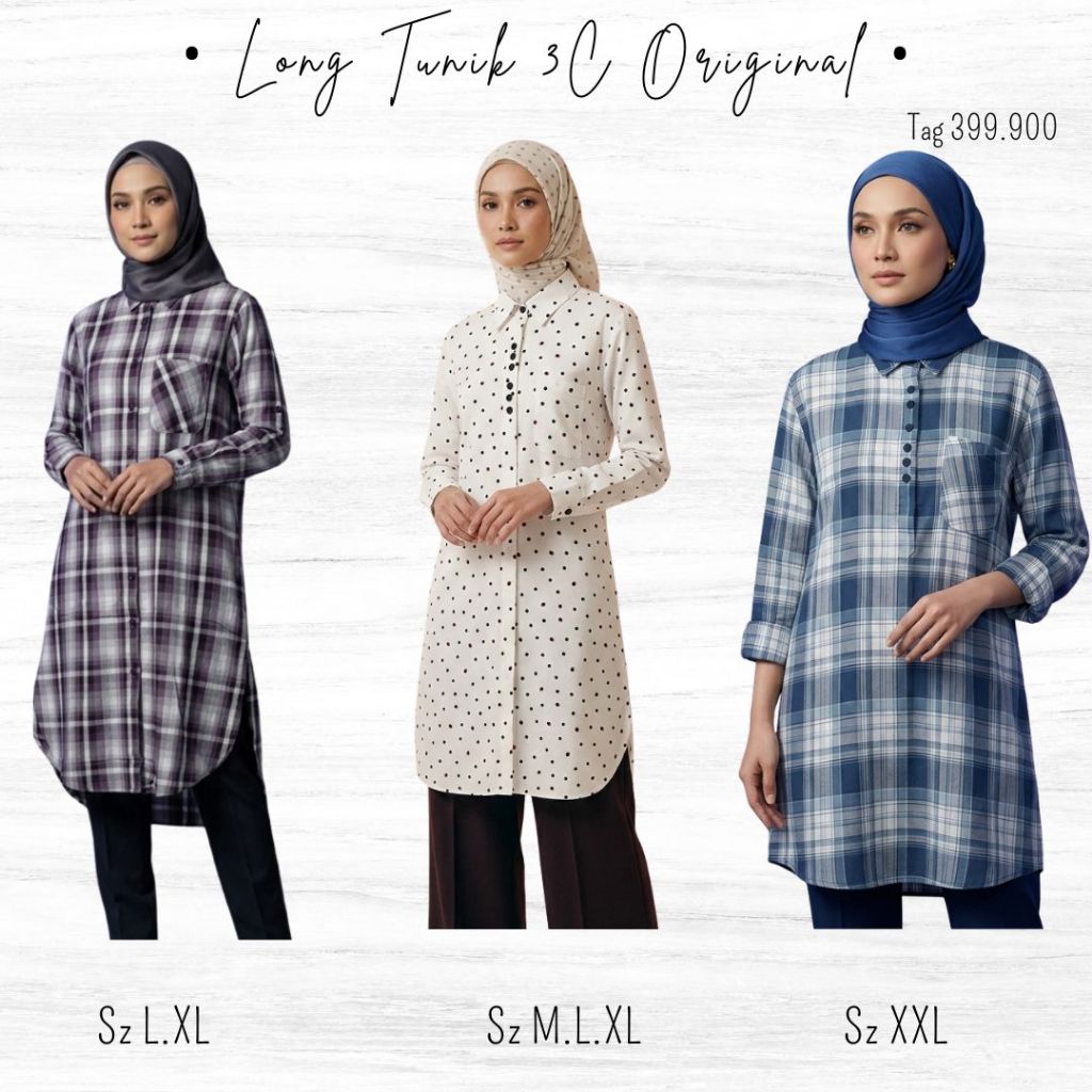 Long Tunik Cewek 3c Motif