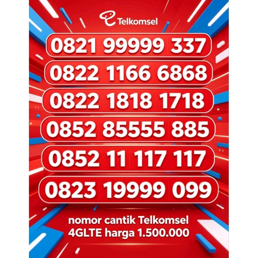 NOMOR CANTIK TELKOSEL