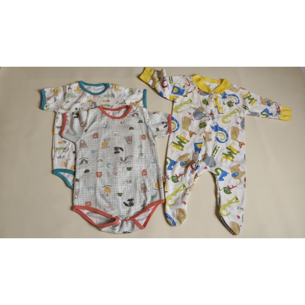 3 jumpsuit bayi preloved
