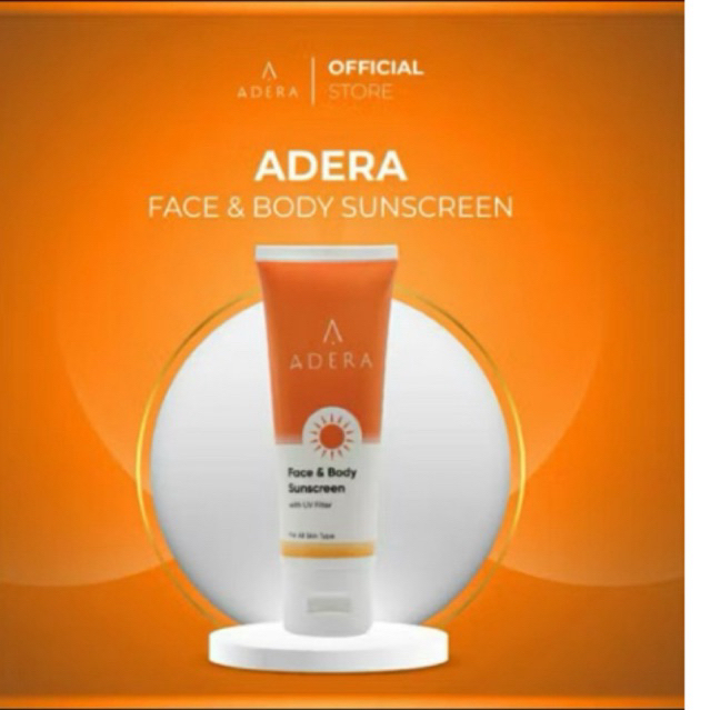 Adera face & body sunscreen exp.nov27