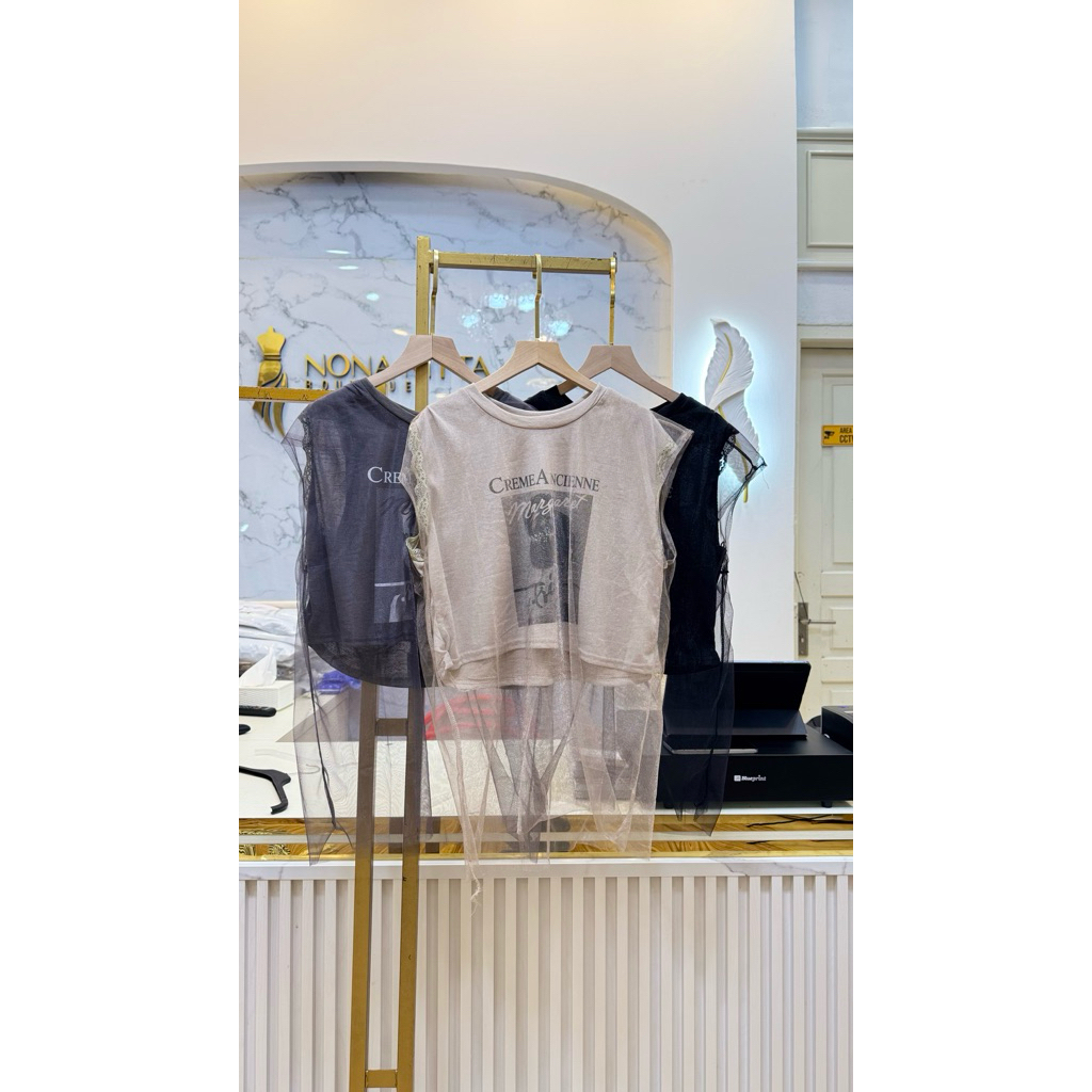 kode 303 blouse kaos tile