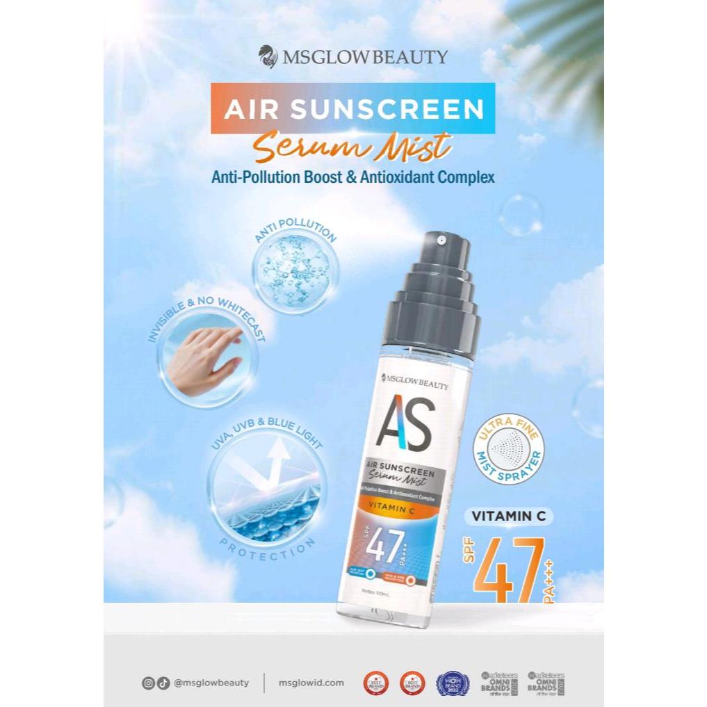 MS GLOW AIR SUNSCREEN SERUM MIST