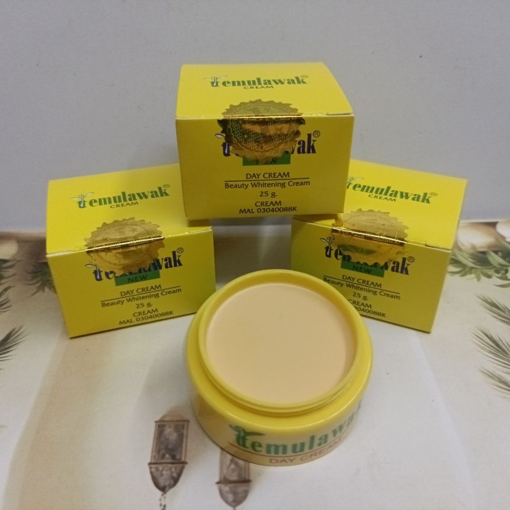 3 pcs • Cream temulawak ( siang) original