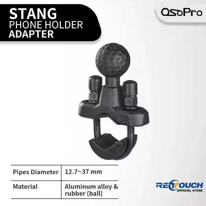 ALPHAMOTO-OSOPRO Adapter Stang/Honeycomb U-Bolt Base