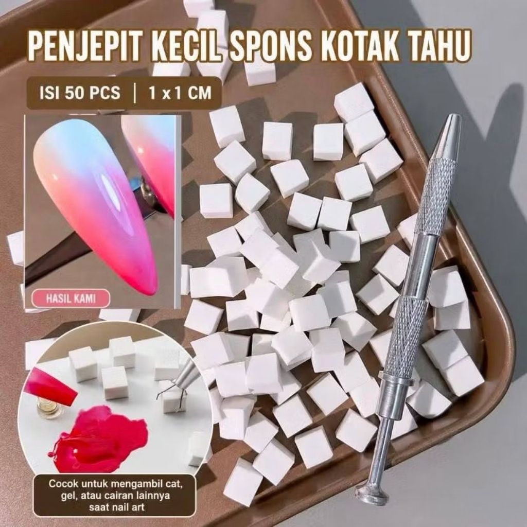 Pen ombre+spons isi 50pcs 1set