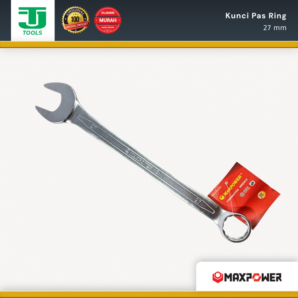 Kunci Pas Ring (27 mm) - Maxpower