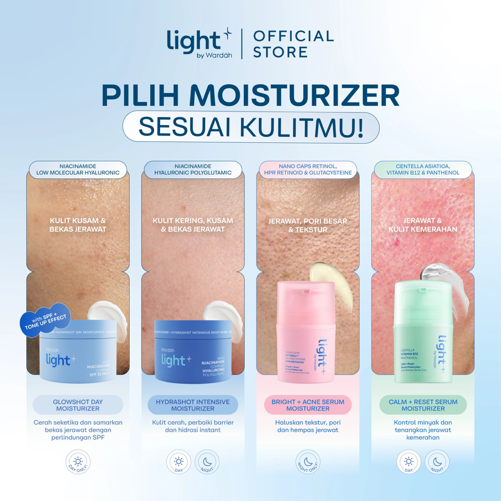 Light + Wardah Serum Moisturizer