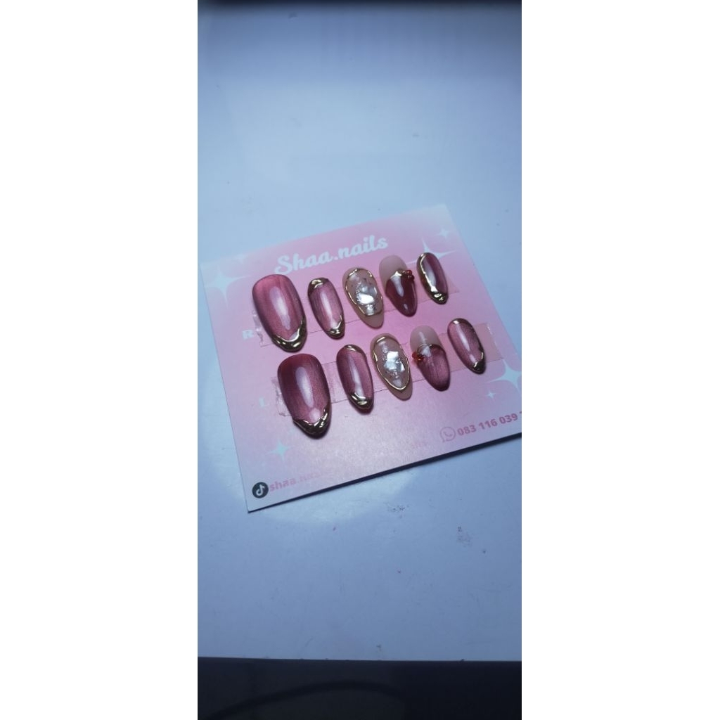 {BISA COD} Press On Nails Handmade custom