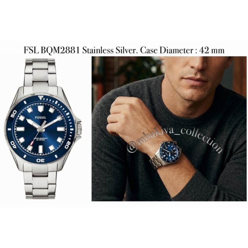 FOS BQM2881 Stainless Silver
