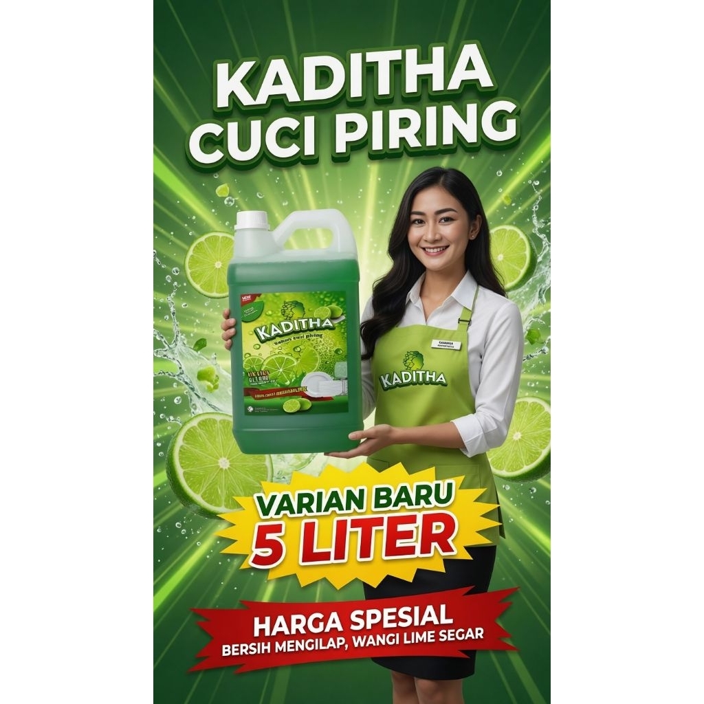 Kaditha cuci piring 5 liter