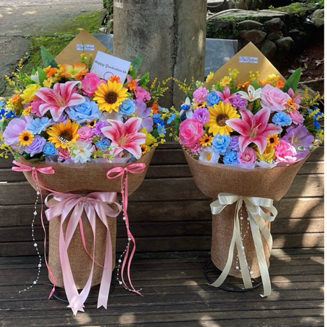 Buket Bunga Artifisial Thumbelina