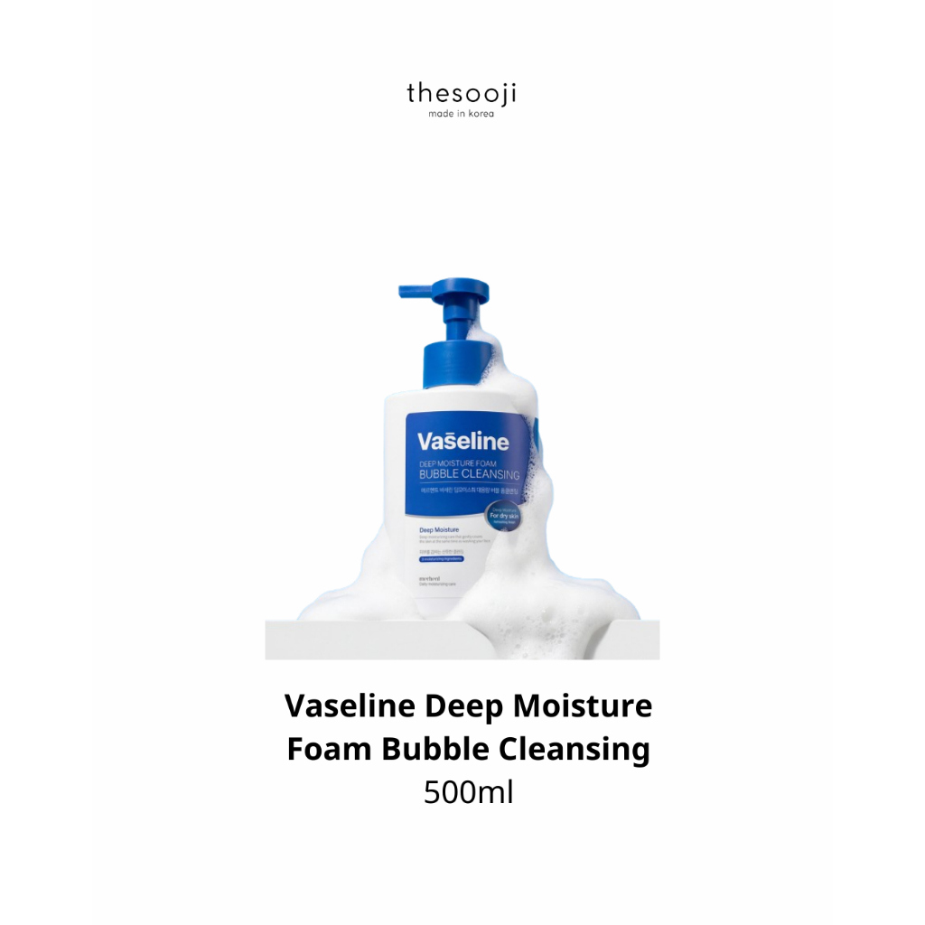 Vaseline Deep Moisture Foam Bubble Cleansing 500ml