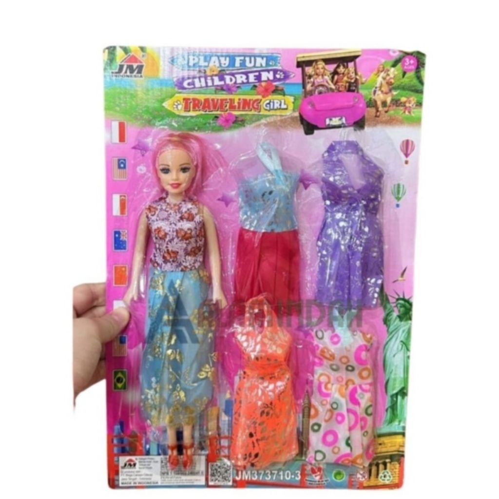 MAINAN BARBIE PLAY FUN SET