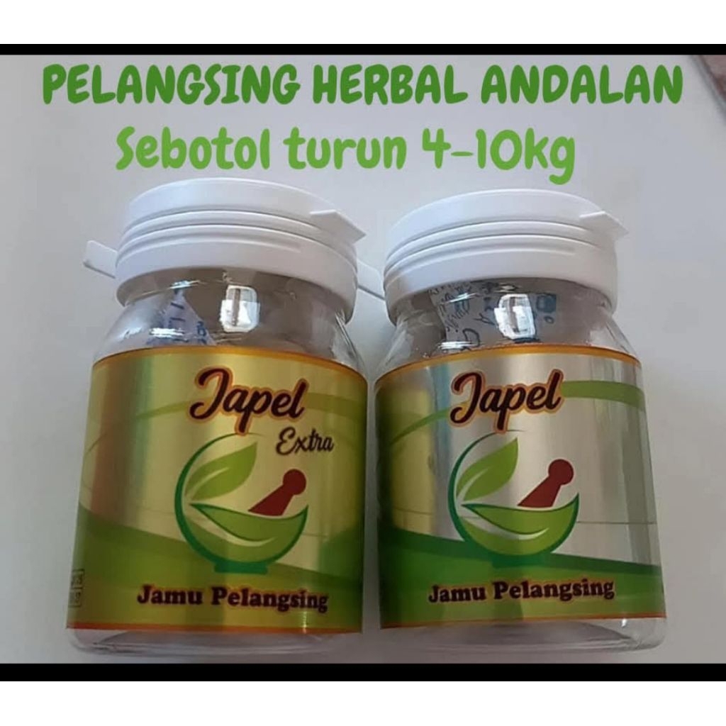 Japel extra pelangsing isi 15 kapsul