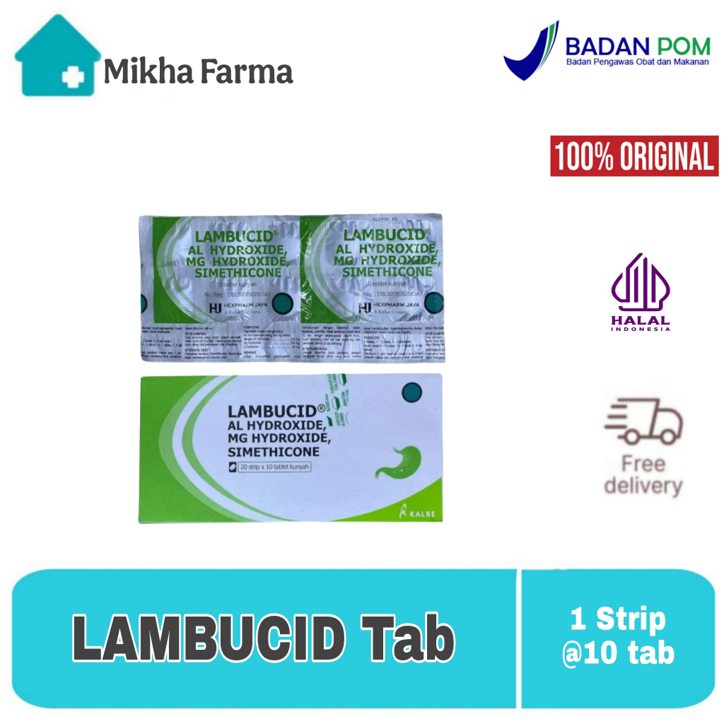 Lambucid Strip Hexpharm 10 Tablet