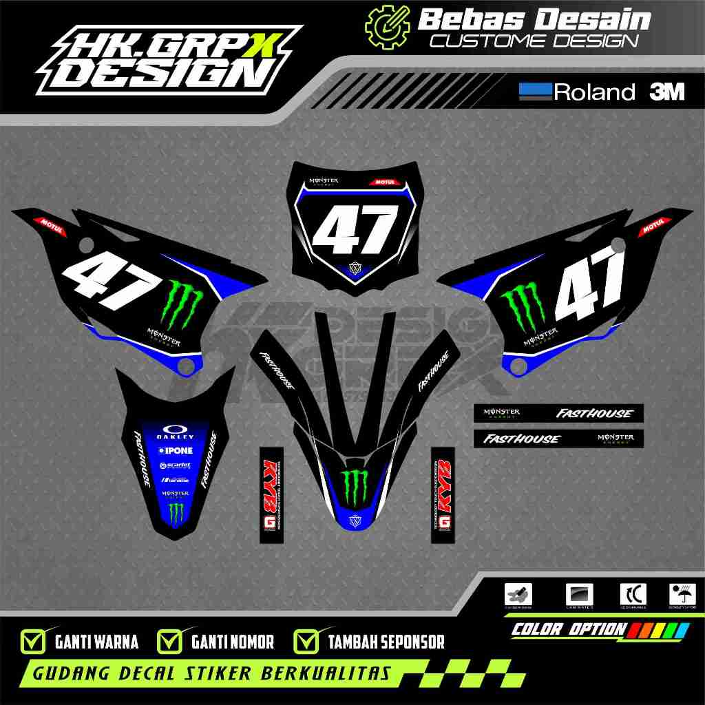 DECAL KX 85 FREE CUSTOME DESIGN