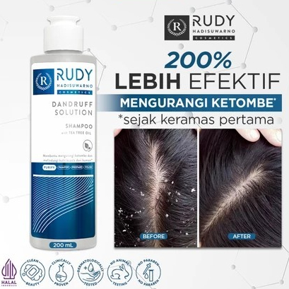 Rudy Hadisuwarno Cosmetics Dandruff Solution Shampoo 200 ml