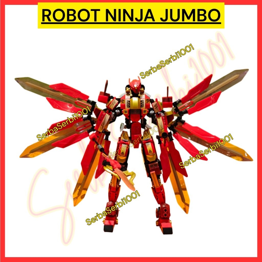 BLOCK ROBOT JUMBO / ROBOT NINJA 511 PCS