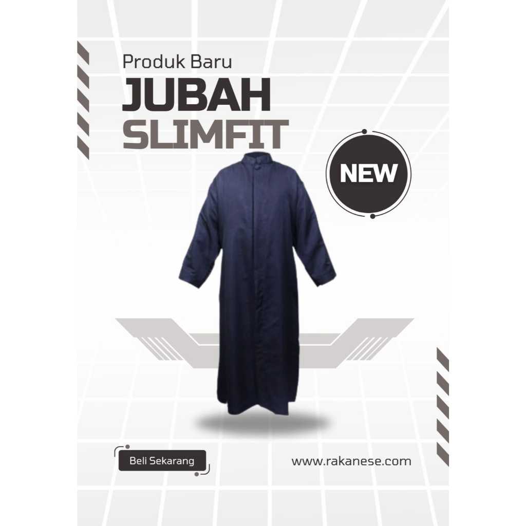 jubah slimfit