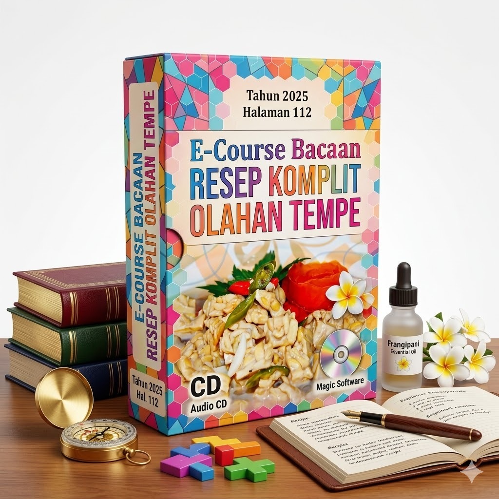 E-Course Bacaan Resep Komplit Olahan Tempe