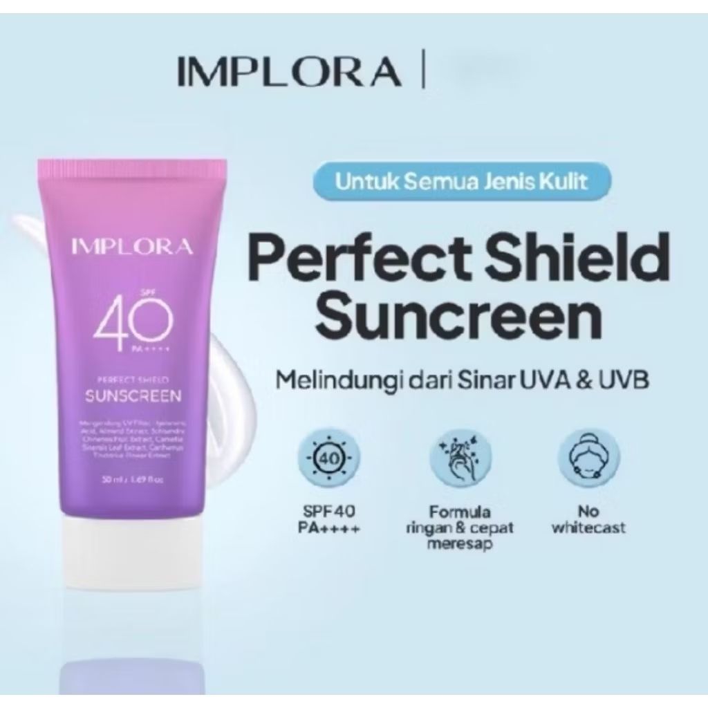Implora Perfect Shield Sunscreen Spf40 PA++++ 50ml |