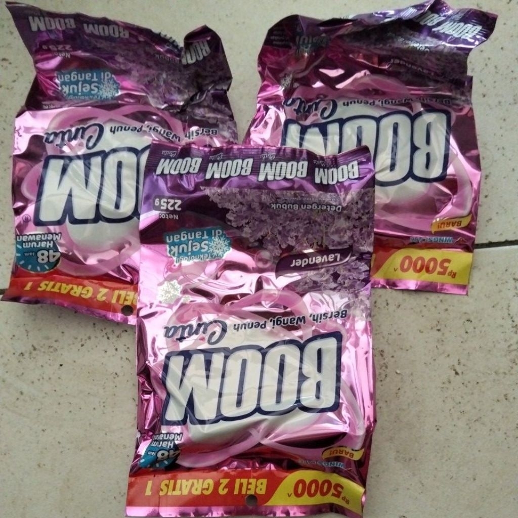 Detergen Boom beli 2 gratis 1