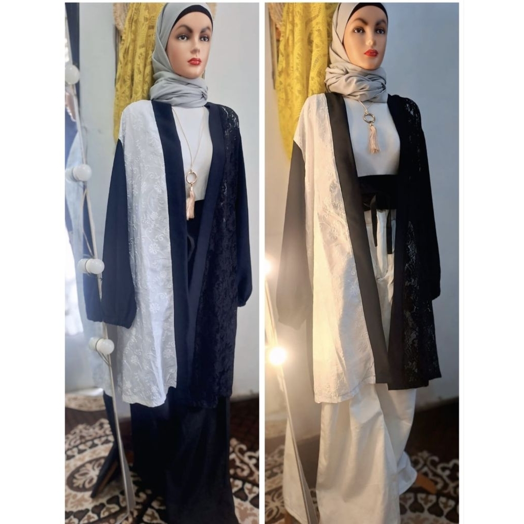 Outer tunik lace mix ( New )
