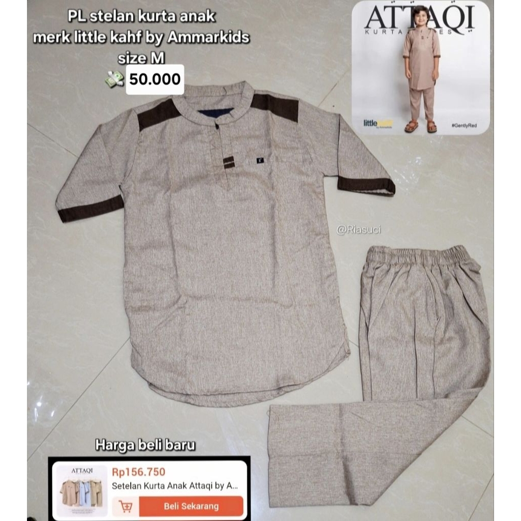 stelan kurta anak