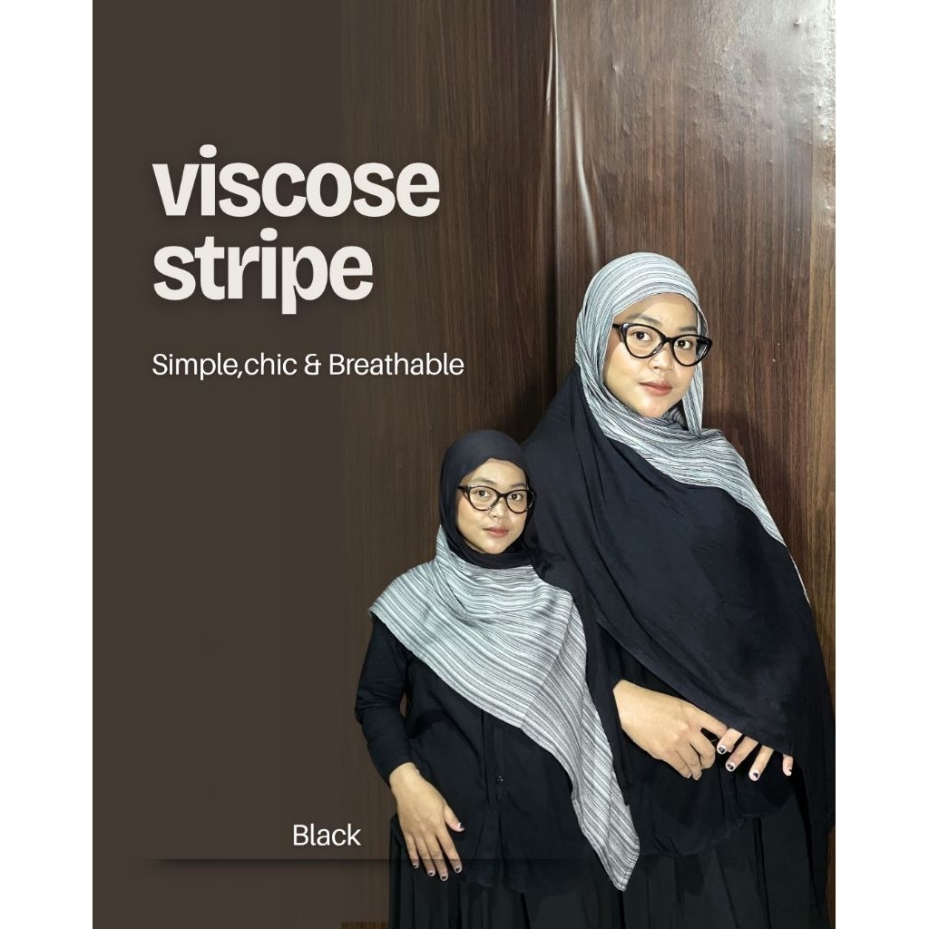 pasmina viscose stripe by hijab.in