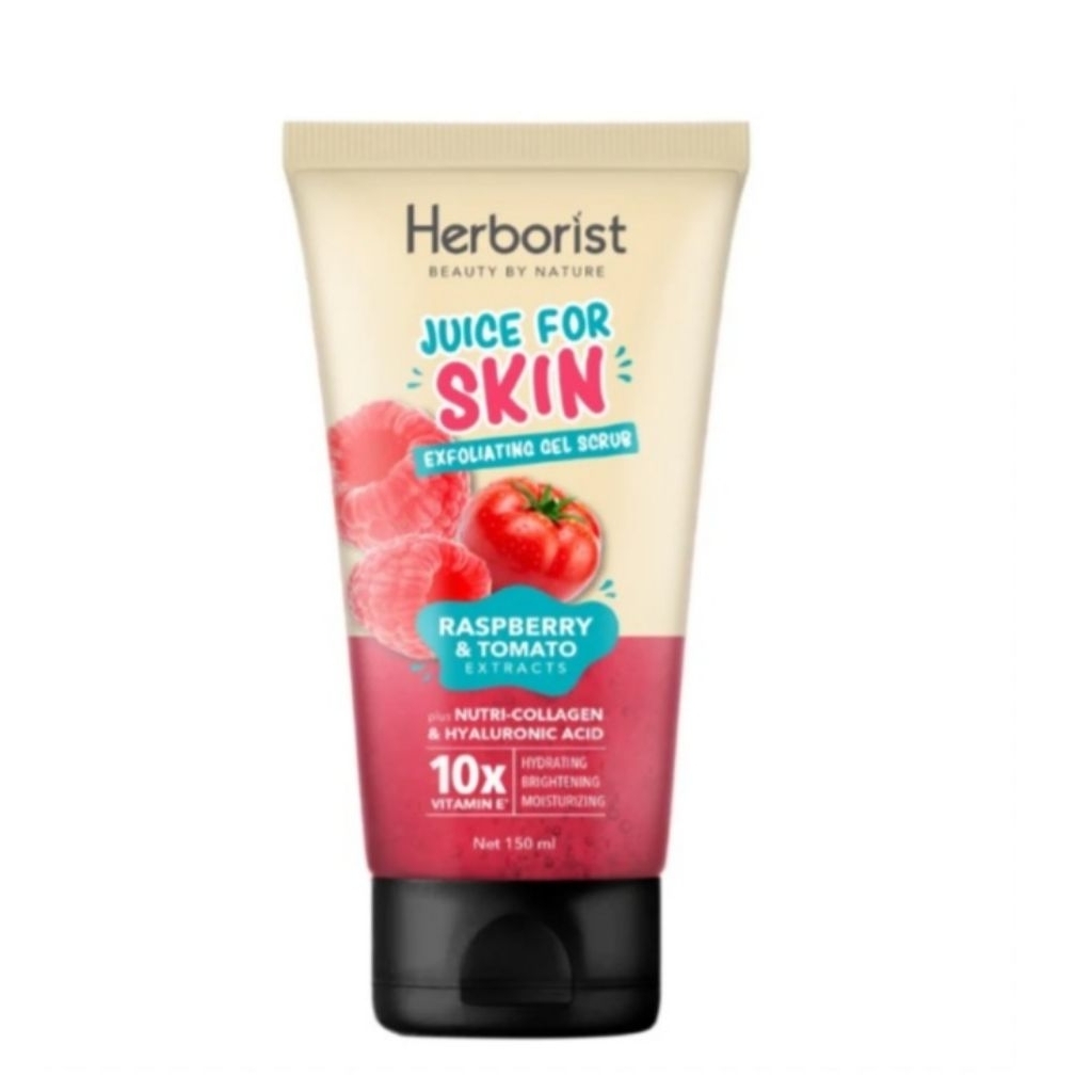 Herborist Exfoliating Gel Scrub Raspberry & Tomato 150ml