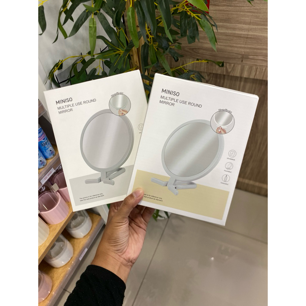 Miniso Multiple Use Round Mirror/Cermin