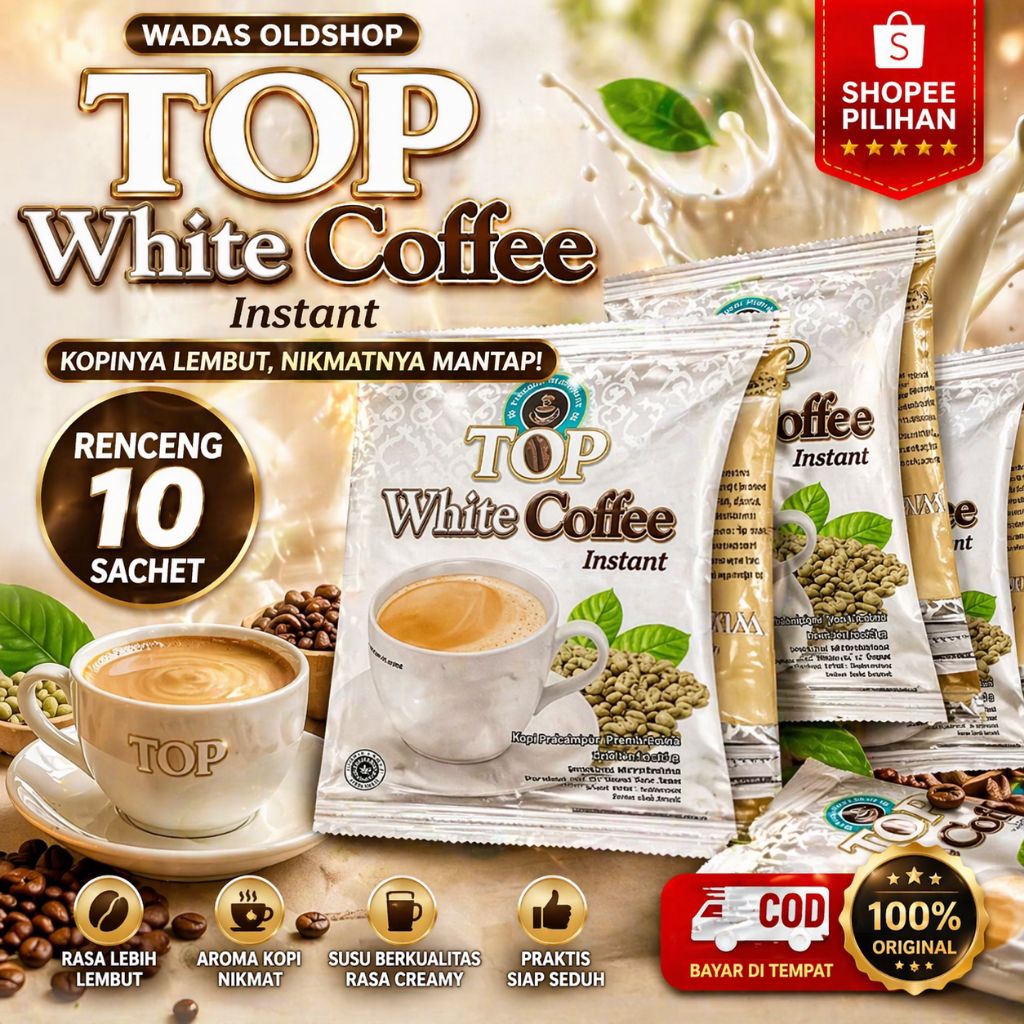 Top white coffe