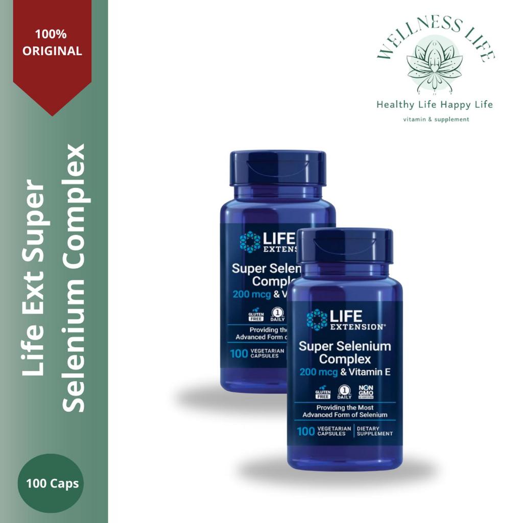 Life Extension Super Selenium Complex with Vitamin E - 100 Capsule