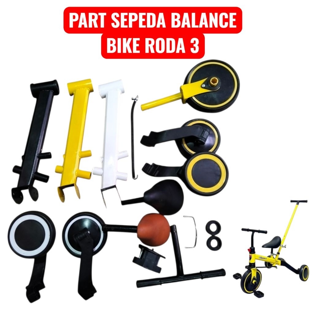 Spare Part sepeda anak roda 3