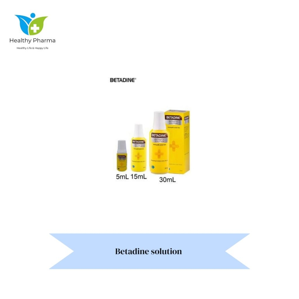 Betadine Solution 5ml, 15ml, 30ml