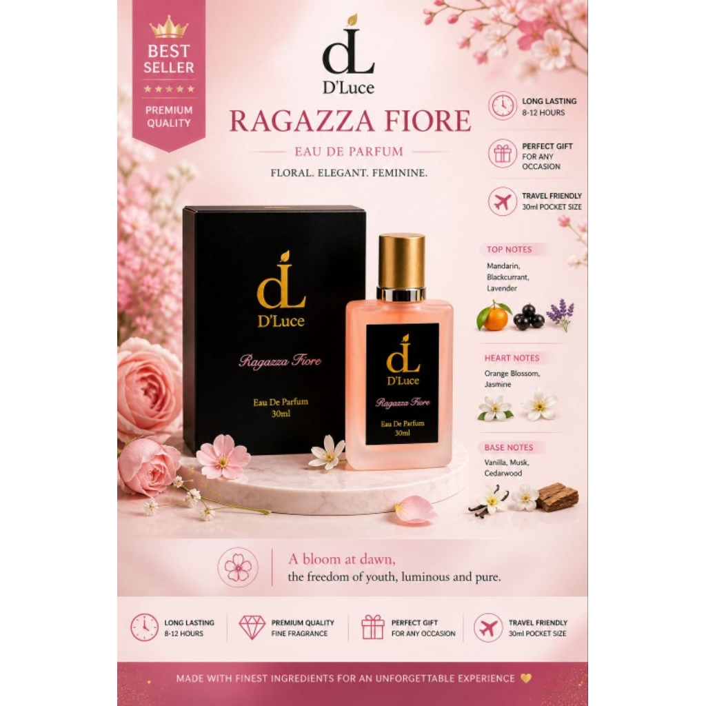 D'Luce RAGAZZA FIORE 30ml